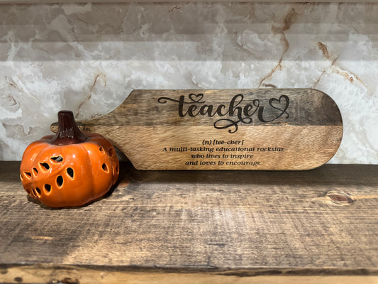 Teacher charcuterie board