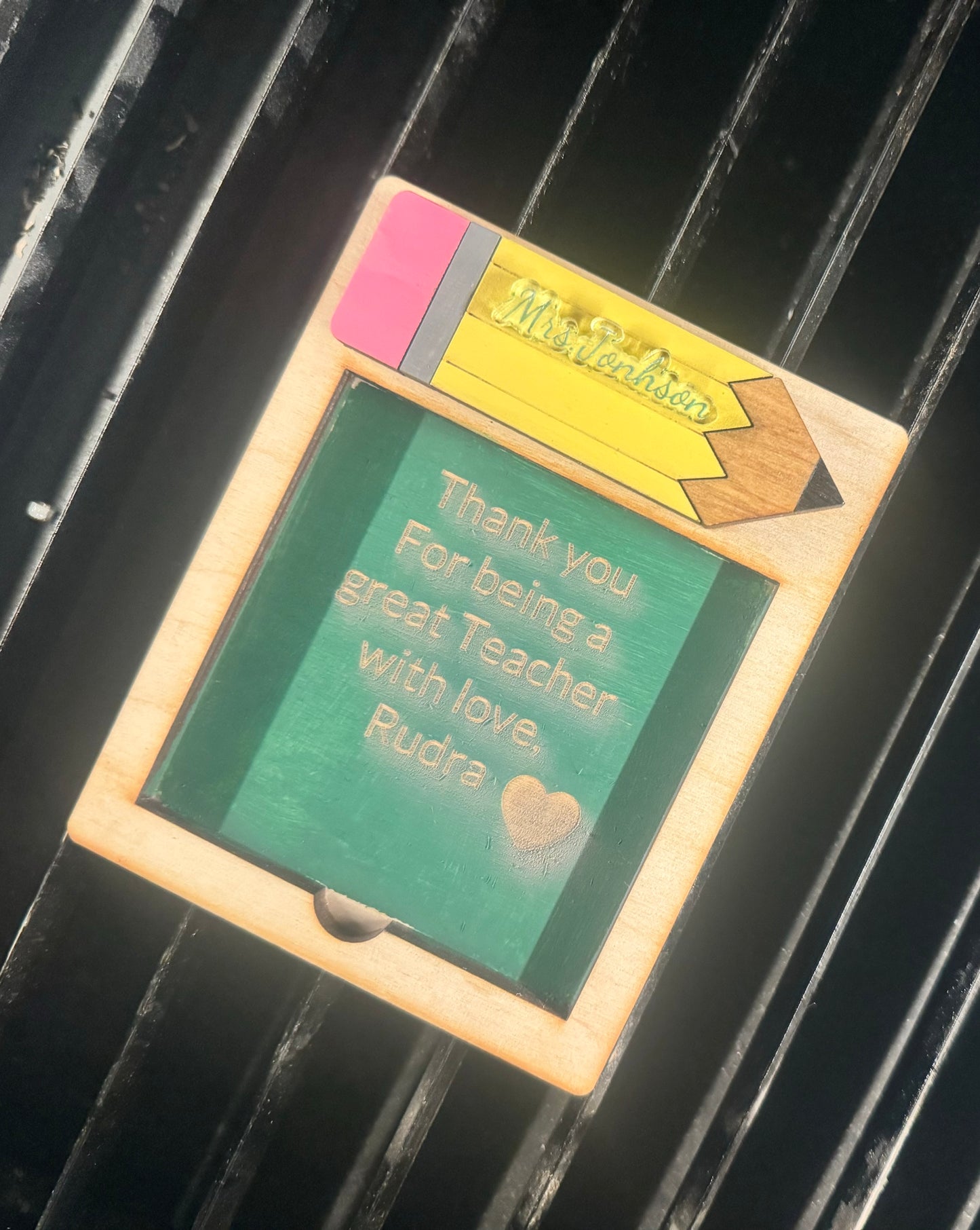 Personalized Teacher notepad - Laser Perfect Creative Studio