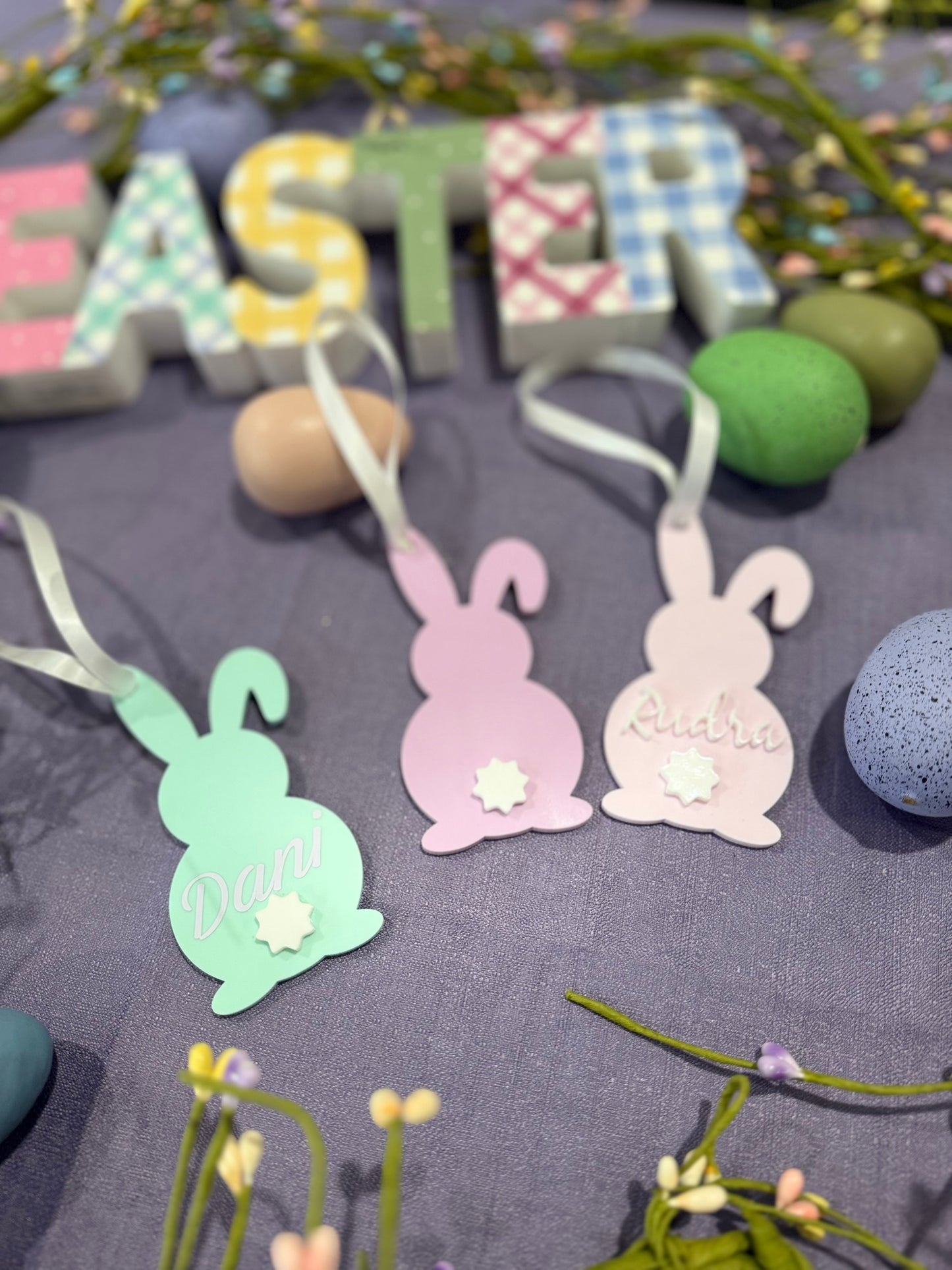 Personalized Easter basket tags