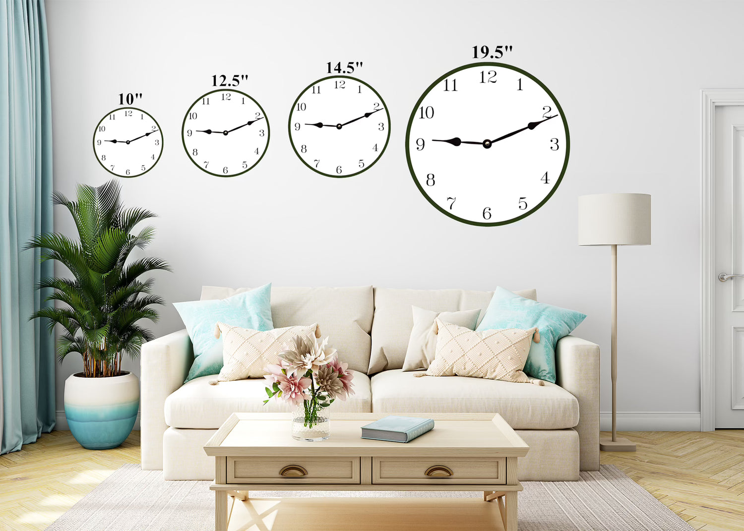 Wall wood clocks