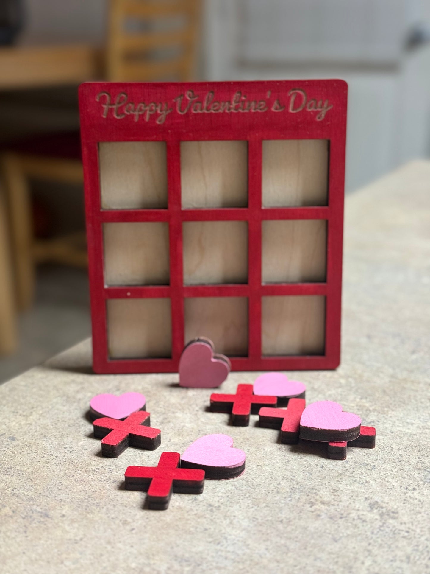 Valentines Tic Tac Toe - Laser Perfect Creative Studio