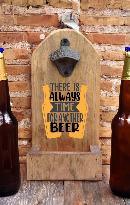 Personalized Wall Mount Bottle Opener - Laser Perfect Creative Studio